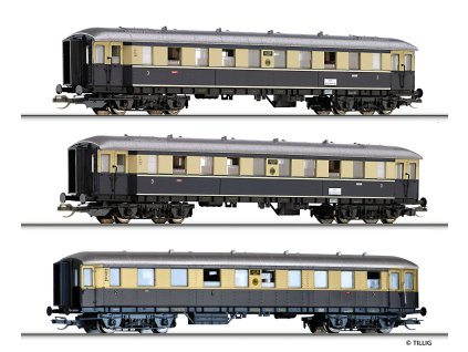 TT - set 3 osobních vozů Karwendel-Express DRG / TILLIG 01757 E