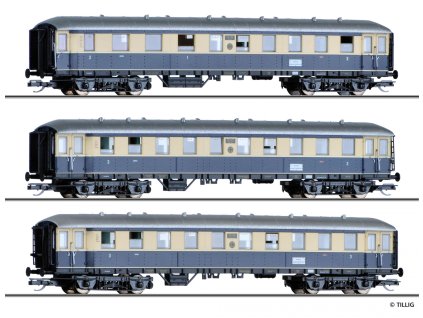 TT - set 3 osobních vozů Karwendel-Express DRG / TILLIG 01757 E