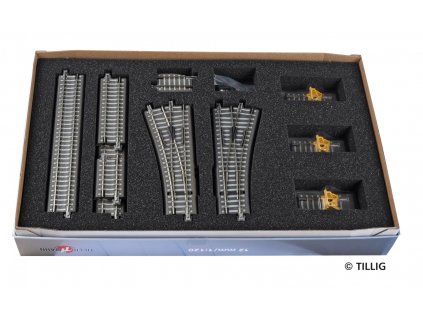 TT - rozšiřující set kolejiva "nákladové nádraží" / Tillig 01836