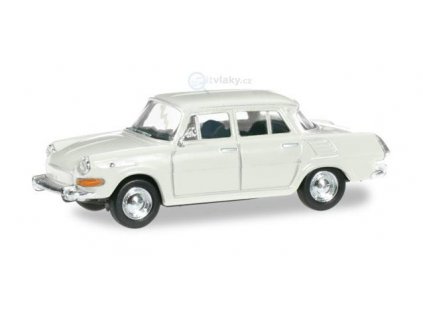 H0 - Škoda 1000 MB, bílá / Herpa 024716-004