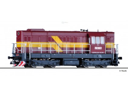 TT - dieselová lokomotiva 742 ZSSK, KOCOUR / Tillig 02752