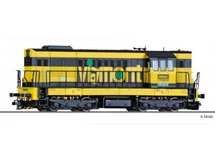 TT - Dieselová lokomotiva 742 CZ Viamont a.s., Ep. V, Kocour / Tillig 02756