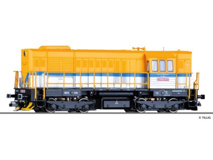 TT - dieselová lokomotiva T448p STK Wroclaw( Kocour)/ Tillig 02760