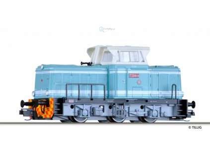 TT - dieselová lokomotiva T334.010 zelená, ČSD rosnička / TILLIG 04615