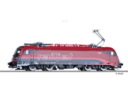 TT - lokomotiva Taurus 1216 Railjet ÖBB / Tillig 04968 E