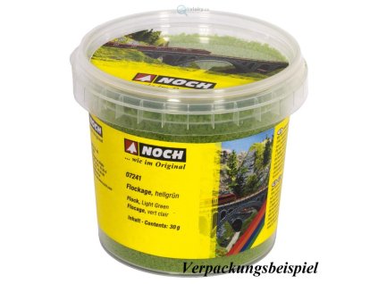 Molitanové vločky - světle zelená, 30g / NOCH 07241
