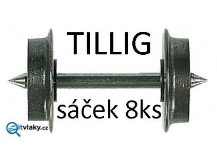 233722 tt 8ks kovovych dvojkoli jednostranne izolovano prumer 7 5 mm tillig 08818