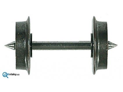 TT - 8ks kovových dvojkolí, jednostranně izolováno, průměr 8 mm / Tillig 08819