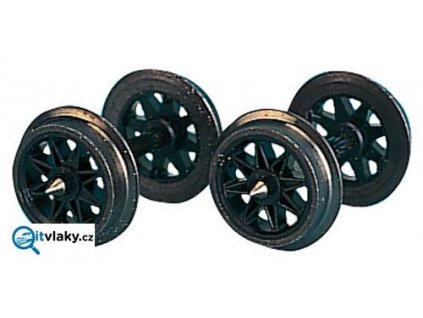 H0m/TT - Dvojkolí loukoťové 10ks - 8.5 mm, osička 17.8 mm / Tillig 08890