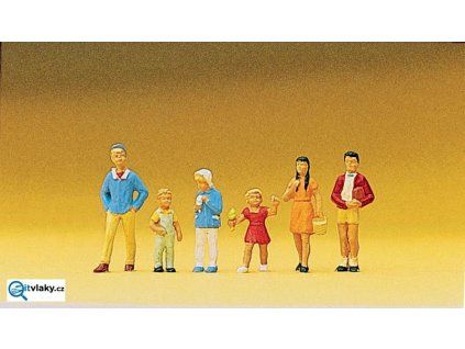 H0 - Děti , 6 figurek / Preiser 10023