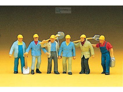 H0 - Dělníci / Preiser 10033
