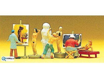 H0 - Malíři, sochaři, modely / Preiser 10106