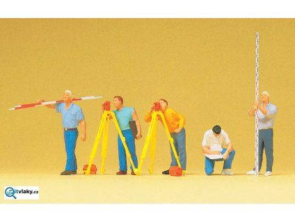 H0 - Měřiči, 5 figurek / Preiser 10512