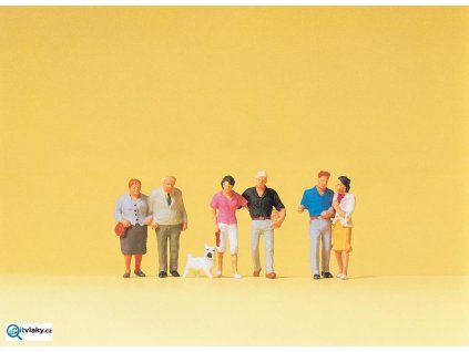 H0 - Páry a pes / Preiser 10527