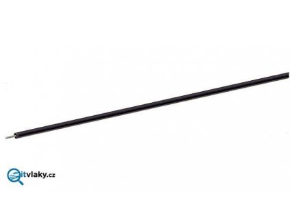 jednopólový černý kabel, 10 m - 0,7 mm2 / ROCO 10630