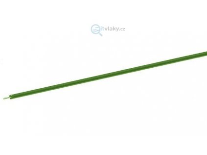 jednopólový zelený kabel, 10 m - průřez 0,7 mm2 / ROCO 10635