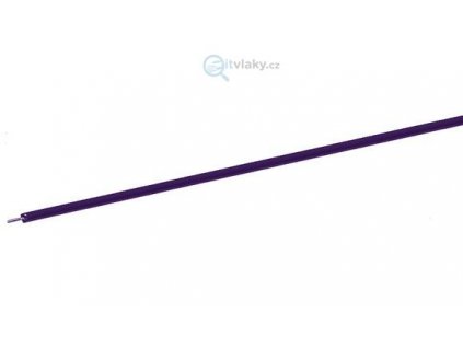 jednopólový fialový kabel, 10 m - průřez 0,7 mm2 / ROCO 10637