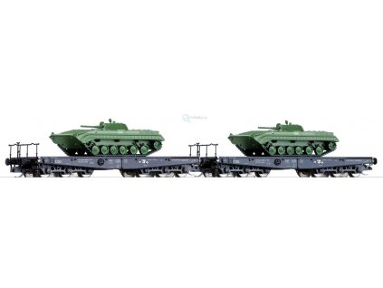 TT - set dvou vozů Salp, ČSD + 2ks BVP ČSLA / Tillig 01606