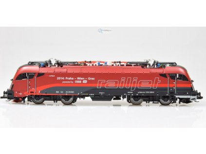 TT - lokomotiva Taurus 1216 229 Railjet ÖBB - ČD / Tillig 04961