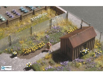 335056 h0 lucni kvetiny 120 ks bila a zluta busch 1207