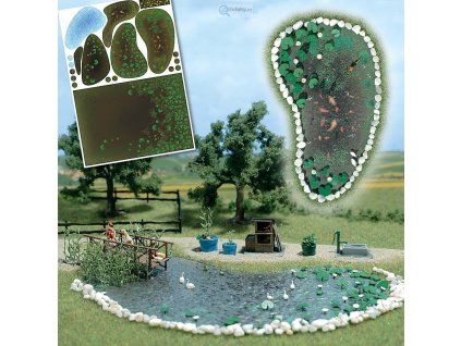 335077 h0 zahradni jezirko s prislusenstvim stavebnice busch 1210