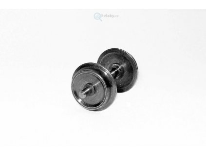 TT - dvojkolí kovové 8.3 mm jednostranně izolováno (čepy) Rokal / Müller 128301