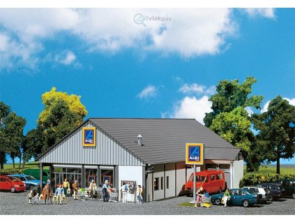 H0 Supermarket-ALDI, stavebnice /Faller 130339