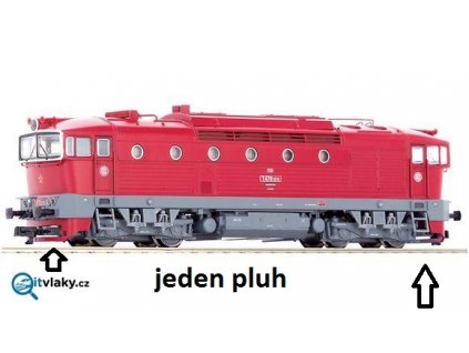 TT - ND pluh s otvorem na spřáhlo pro červený Brejlovec 36250-51 / ROCO 130590