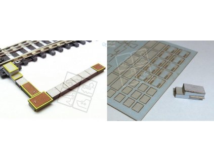 N - Drátovody typ 2 - 10x komplet mechanických přestavníků / IGRA MODEL 132005