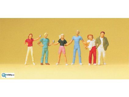 H0 - Mládež, 6 figurek / Preiser 14065