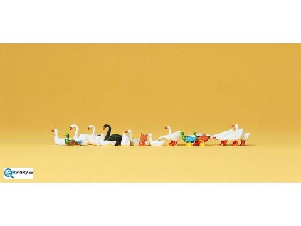 H0 - Kachny, husy, labutě / Preiser 14167