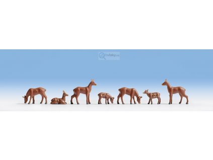 H0 - Srny - 7 figurek  / NOCH 15740