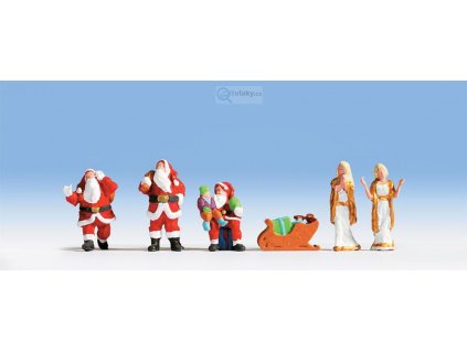 H0 - Vánoční postavy, 5 figurek / NOCH 15920
