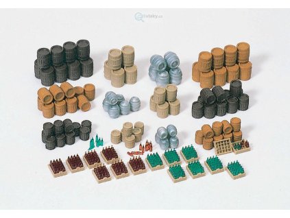 H0 - Pivní sudy, Pivní přepravky -  / Preiser 17105