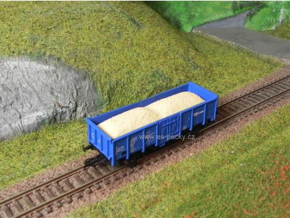 TT - Náklad písku do vozu Es Tillig/Vtr loco / ES Pečky 19608