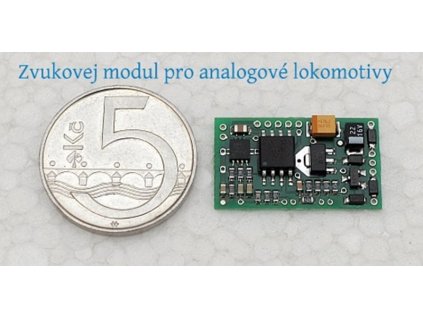 H0/ TT Zvukový modul pro analogové lokomotivy parní / Es Pečky 19778