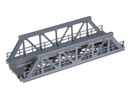 H0 - most železniční ocelový příhradový jednokolejný 18 cm, kit / NOCH 21330