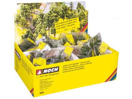 H0/TT - Velká sada listnatých stromů - 100ks / NOCH 25950