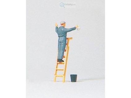 H0 - Mytí lokomotivy / Preiser 28048