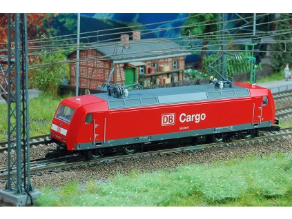 TT - elektrická lokomotiva BR 145, DB Cargo, červená / Kuehn 32410