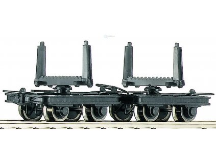 H0e - Set 2 plošinových vozů s oplenem / ROCO 34602