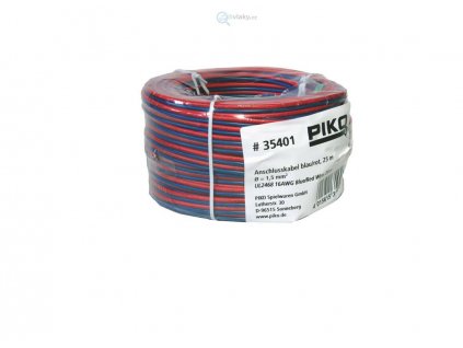 352630 g napajeci kabel cerveny modry 25 m piko 35401