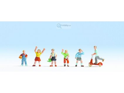 N - Hrající si Děti - 6 figurek / NOCH 36815