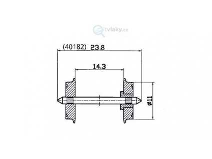 355234 h0 2ks dvojkoli prumer 11 mm jednostranne izolovano roco 40182