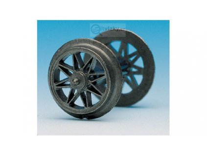 H0 - dvojkolí paprskové 2ks, průměr 11 mm / ROCO 40190