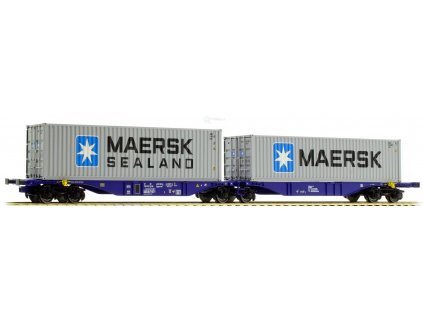 H0 - plošinový vůz Sggmrss90 s kontejnery MAERSK / A.C.M.E. 40274