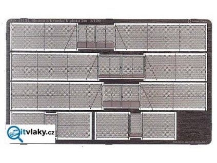 TT - Brány a branky k plotu 2 metry vysoký / Model Scene 41131