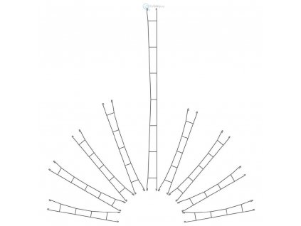 356182 h0 trolejove vedeni 142mm 5ks viessmann 4133