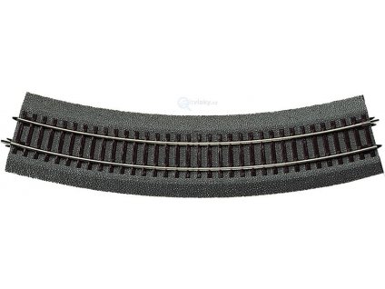 H0 - oblouková kolej R4 - 542,8 mm / 30° s gumovým podložím / ROCO 42524