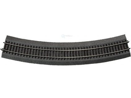 H0 - oblouková kolej R6 - 604,4 mm / 30° s gumovým podložím / ROCO 42526